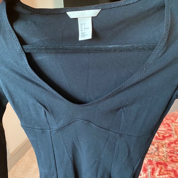 H&M black long sleeve bodysuit - Picture 4 of 5